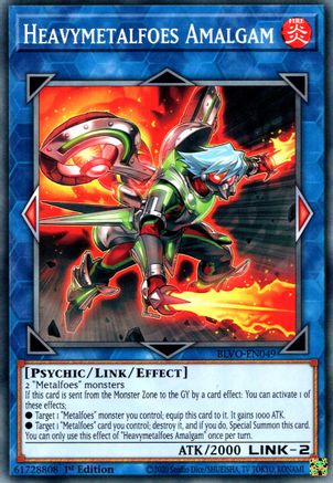 Heavymetalfoes Amalgam (Common) (BLVO-EN049) - Blazing Vortex 1st Edition