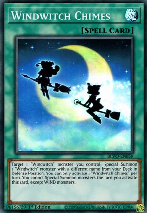 Windwitch Chimes (Super Rare) (BLVO-EN059) - Blazing Vortex 1st Edition