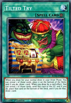 Tilted Try (Common) (BLVO-EN066) - Blazing Vortex 1st Edition