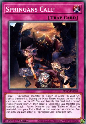 Springans Call! (Common) (BLVO-EN068) - Blazing Vortex 1st Edition