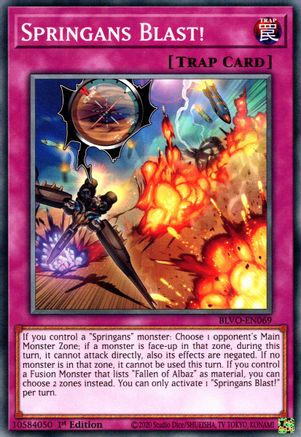 Springans Blast! (Common) (BLVO-EN069) - Blazing Vortex 1st Edition