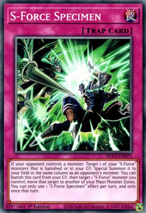S-Force Specimen (Common) (BLVO-EN071) - Blazing Vortex 1st Edition