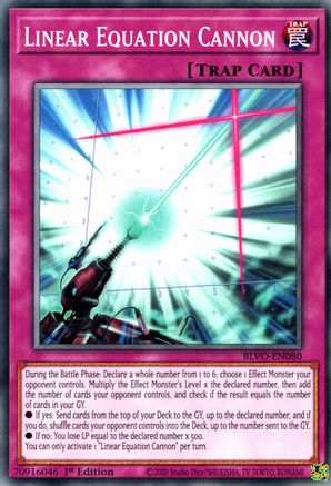 Linear Equation Cannon (Common) (BLVO-EN080) - Blazing Vortex 1st Edition