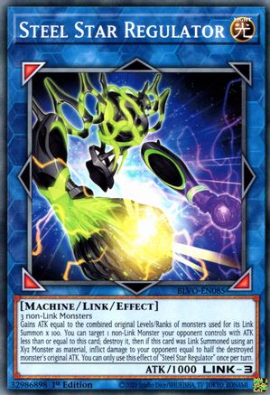 Steel Star Regulator (Common) (BLVO-EN085) - Blazing Vortex 1st Edition