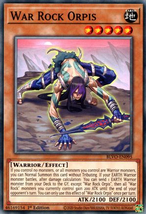 War Rock Orpis (Common) (BLVO-EN095) - Blazing Vortex 1st Edition