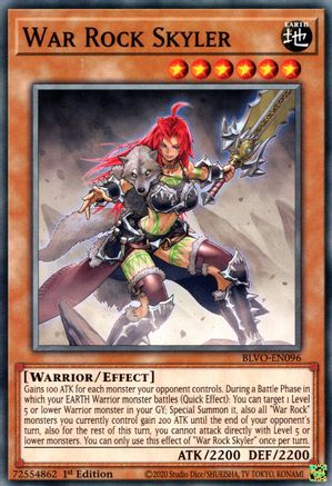 War Rock Skyler (Common) (BLVO-EN096) - Blazing Vortex 1st Edition