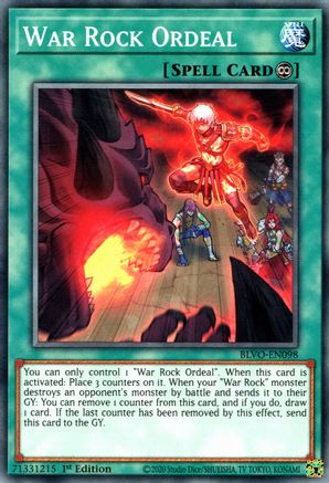 War Rock Ordeal (Common) (BLVO-EN098) - Blazing Vortex 1st Edition