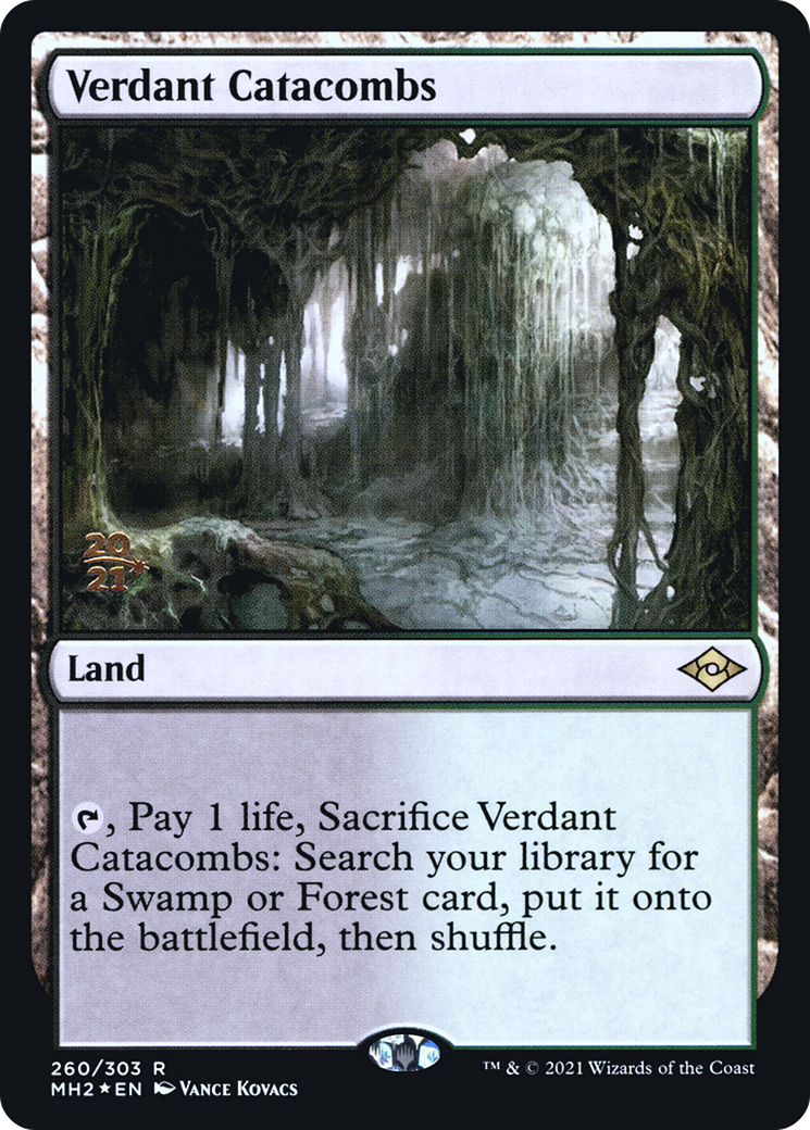 Verdant Catacombs (PRE-260) [Modern Horizons 2 Promos] Foil