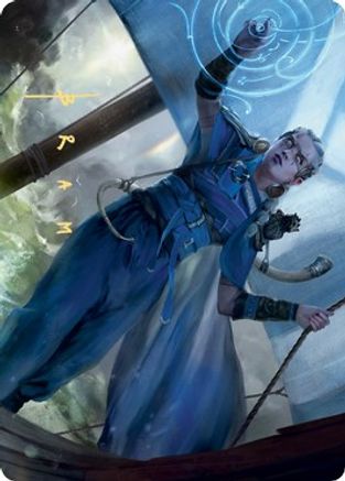 Inga Rune-Eyes Art Card (Gold-Stamped Signature) (ASKHM-016) [Art Series: Kaldheim]