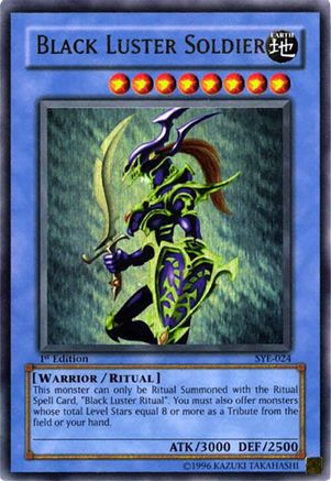 Black Luster Soldier (Ultra Rare) (SYE-024) - Starter Deck: Yugi Evolution Unlimited