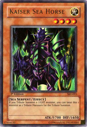 Kaiser Sea Horse (Ultra Rare) (SKE-015) - Starter Deck: Kaiba Evolution 1st Edition