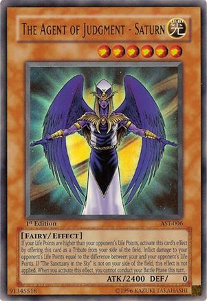 The Agent of Judgment - Saturn (Ultra Rare) (AST-006) - Ancient Sanctuary Unlimited