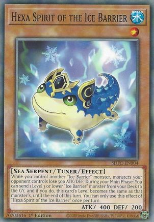 Hexa Spirit of the Ice Barrier (Common) (SDFC-EN004) - Structure Deck: Freezing Chains 1st Edition
