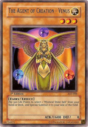 The Agent of Creation - Venus (Rare) (AST-008) - Ancient Sanctuary 1st Edition