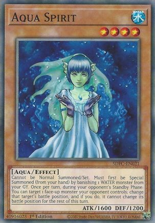 Aqua Spirit (Common) (SDFC-EN021) - Structure Deck: Freezing Chains 1st Edition