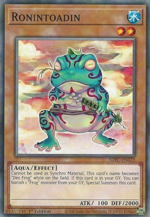Ronintoadin (Common) (SDFC-EN023) - Structure Deck: Freezing Chains 1st Edition