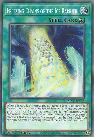 Freezing Chains of the Ice Barrier (Common) (SDFC-EN028) - Structure Deck: Freezing Chains 1st Edition