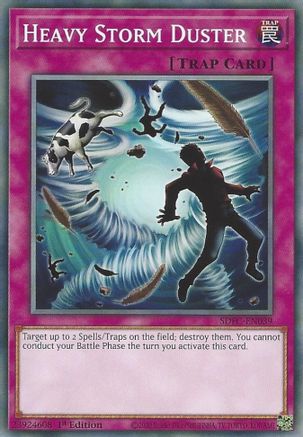 Heavy Storm Duster (Common) (SDFC-EN039) - Structure Deck: Freezing Chains 1st Edition