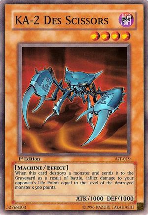 KA-2 Des Scissors (Common) (AST-019) - Ancient Sanctuary Unlimited