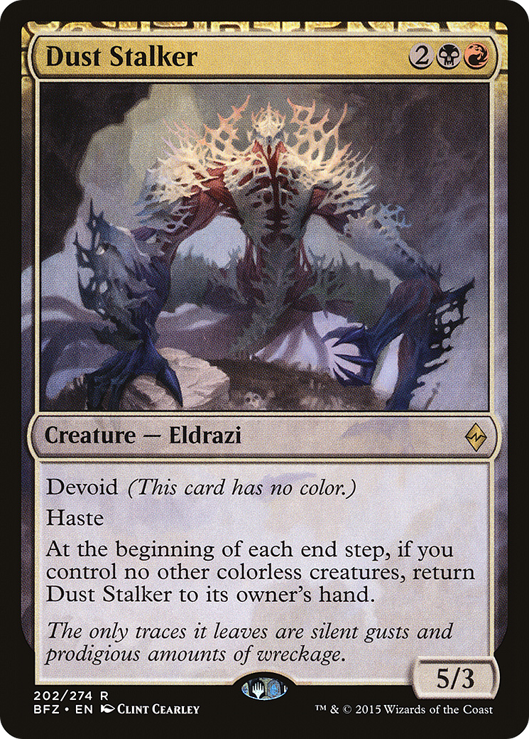 Dust Stalker (BFZ-202) [Battle for Zendikar] Foil