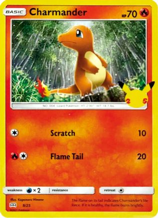 Charmander (009/025) [McDonalds 25th Anniversary Promos] - Promo