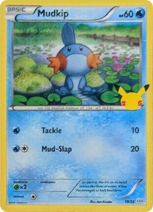 Mudkip (019/025) [McDonalds 25th Anniversary Promos] - Promo
