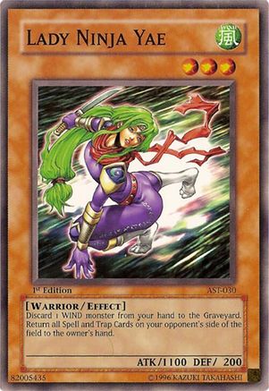 Lady Ninja Yae (Common) (AST-030) - Ancient Sanctuary 1st Edition