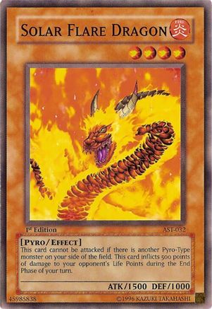 Solar Flare Dragon (Common) (AST-032) - Ancient Sanctuary 1st Edition