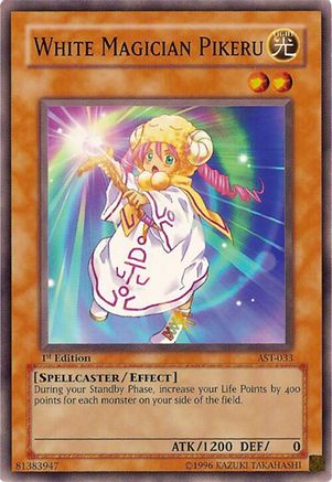 White Magician Pikeru (Common) (AST-033) - Ancient Sanctuary 1st Edition