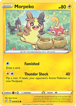 Morpeko (035/072) [Shining Fates] Reverse Holofoil - Common