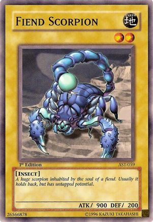 Fiend Scorpion (Common) (AST-059) - Ancient Sanctuary Unlimited