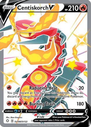 Centiskorch V (SV108/SV122) [Shining Fates Shiny Vault] Holofoil - Shiny Holo Rare