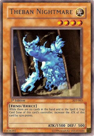 Theban Nightmare (Rare) (AST-063) - Ancient Sanctuary 1st Edition