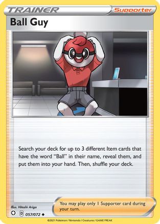 Ball Guy (057/072) [Shining Fates] Reverse Holofoil - Uncommon