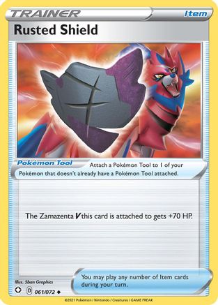 Rusted Shield (061/072) [Shining Fates] Reverse Holofoil - Uncommon
