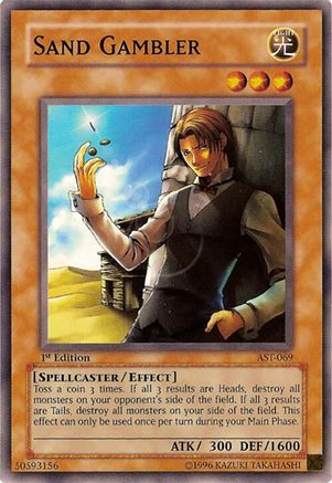 Sand Gambler (Common) (AST-069) - Ancient Sanctuary Unlimited