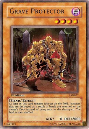 Grave Protector (Rare) (AST-077) - Ancient Sanctuary 1st Edition