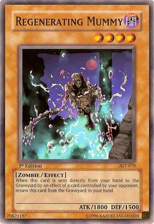 Regenerating Mummy (Common) (AST-079) - Ancient Sanctuary 1st Edition