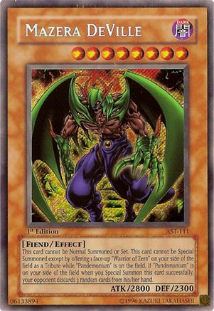 Mazera DeVille (Secret Rare) (AST-111) - Ancient Sanctuary Unlimited