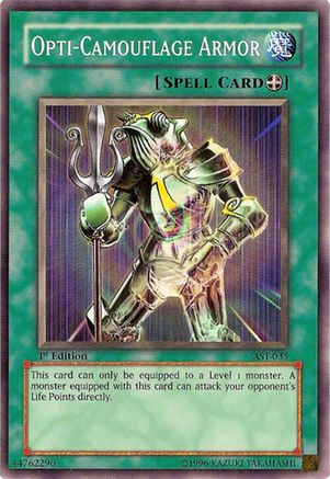 Opti-Camouflage Armor (Common) (AST-035) - Ancient Sanctuary 1st Edition