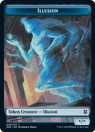 Illusion // Pegasus Double-Sided Token (Challenger 2021) (UMP-6 // 3) [Unique and Miscellaneous Promos]