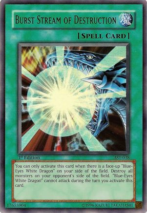 Burst Stream of Destruction (Ultra Rare) (AST-038) - Ancient Sanctuary 1st Edition