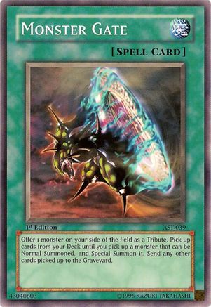 Monster Gate (Common) (AST-039) - Ancient Sanctuary 1st Edition