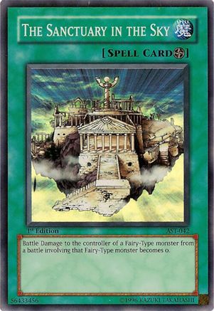 The Sanctuary in the Sky (Super Rare) (AST-042) - Ancient Sanctuary 1st Edition