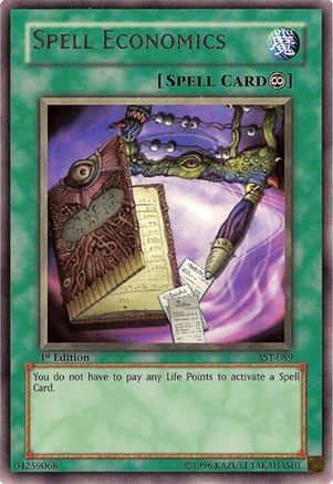 Spell Economics (Rare) (AST-089) - Ancient Sanctuary 1st Edition