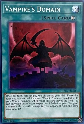 Vampire's Domain (Common) (OP15-EN024) - OTS Tournament Pack 15 Unlimited