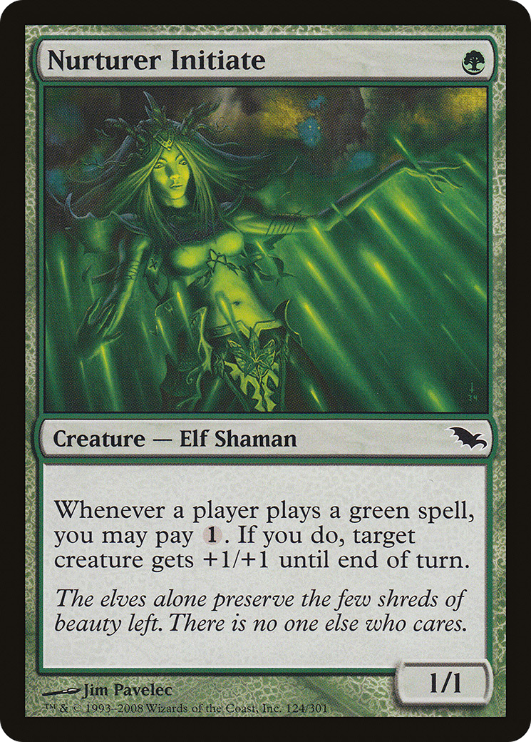 Nurturer Initiate (SHM-124) [Shadowmoor] Foil