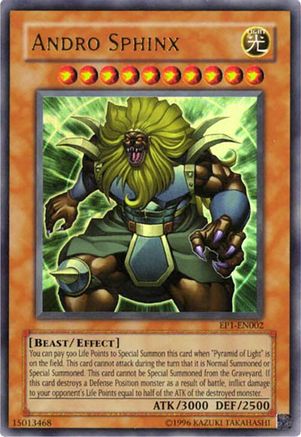 Andro Sphinx (Ultra Rare) (EP1-EN002) - Yu-Gi-Oh! Movie Exclusive Pack Unlimited
