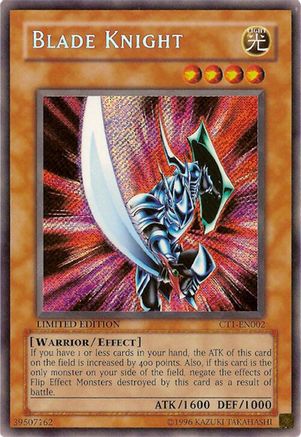 Blade Knight (Secret Rare) (CT1-EN002) - 2004 Collectors Tin Limited