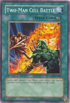 Two-Man Cell Battle (Common) (SOD-EN045) - Soul of the Duelist Unlimited